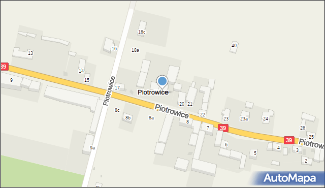 Piotrowice, Piotrowice, 19, mapa Piotrowice