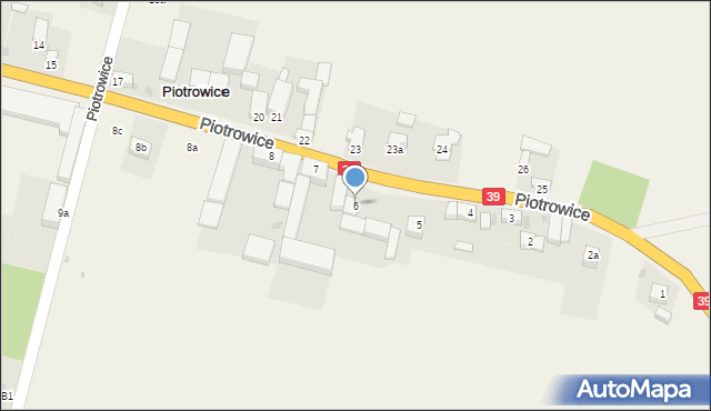 Piotrowice, Piotrowice, 6, mapa Piotrowice