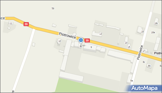 Piotrowice, Piotrowice, 9c, mapa Piotrowice