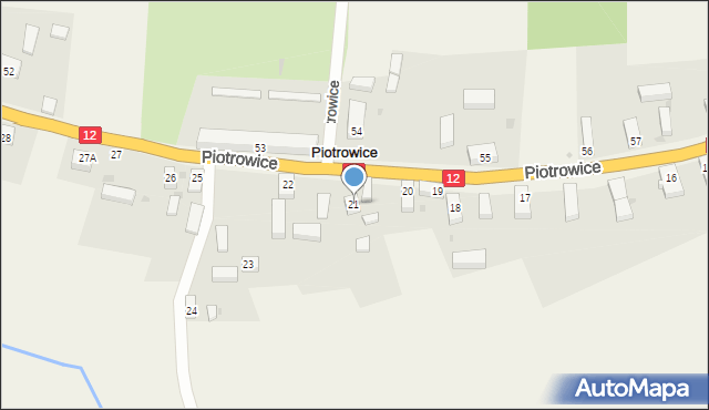 Piotrowice, Piotrowice, 21, mapa Piotrowice