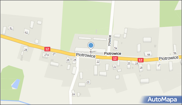Piotrowice, Piotrowice, 53, mapa Piotrowice