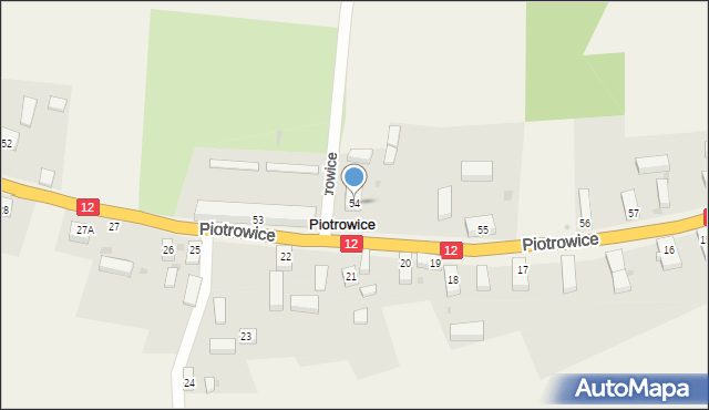 Piotrowice, Piotrowice, 54, mapa Piotrowice
