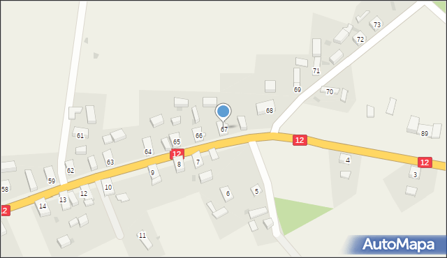 Piotrowice, Piotrowice, 67, mapa Piotrowice