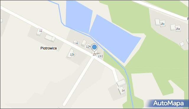 Piotrowice, Piotrowice, 13, mapa Piotrowice