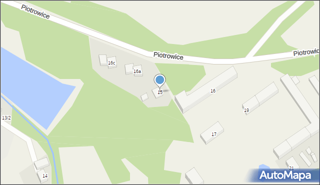 Piotrowice, Piotrowice, 15, mapa Piotrowice