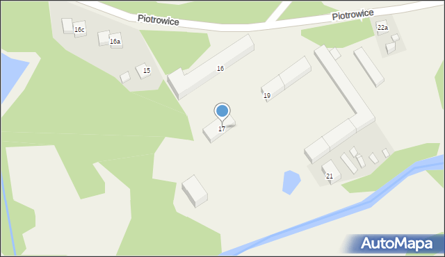 Piotrowice, Piotrowice, 17, mapa Piotrowice