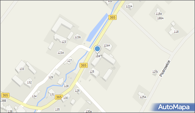 Piotrowice, Piotrowice, 124, mapa Piotrowice