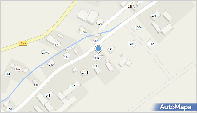 Piotrowice, Piotrowice, 143B, mapa Piotrowice