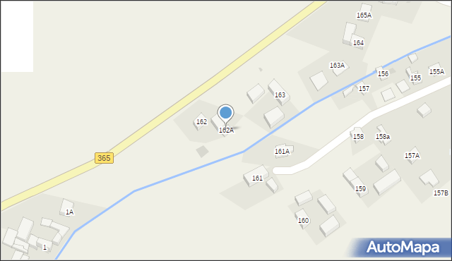 Piotrowice, Piotrowice, 162A, mapa Piotrowice