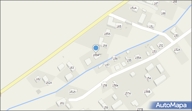 Piotrowice, Piotrowice, 163A, mapa Piotrowice