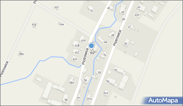 Piotrowice, Piotrowice, 56a, mapa Piotrowice