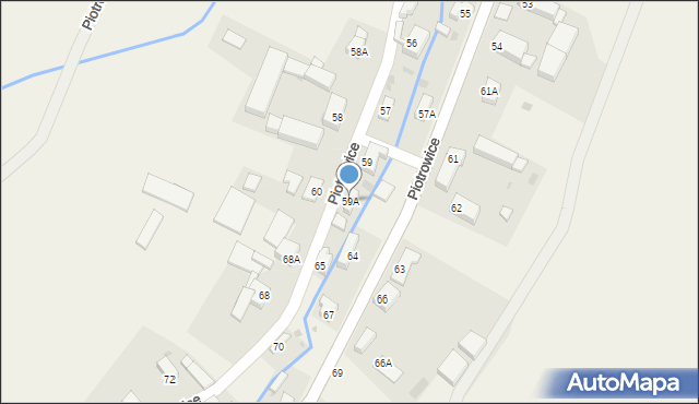 Piotrowice, Piotrowice, 59A, mapa Piotrowice