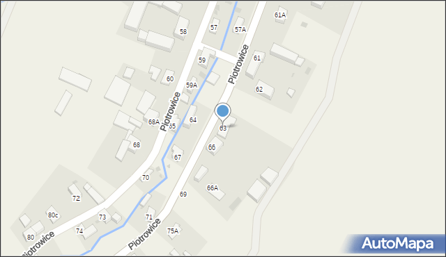 Piotrowice, Piotrowice, 63, mapa Piotrowice