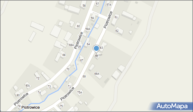 Piotrowice, Piotrowice, 66, mapa Piotrowice