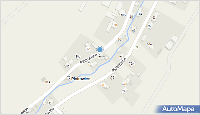 Piotrowice, Piotrowice, 73, mapa Piotrowice