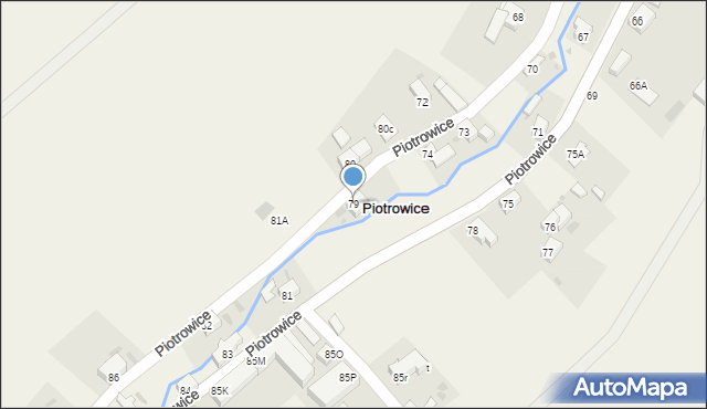 Piotrowice, Piotrowice, 79, mapa Piotrowice