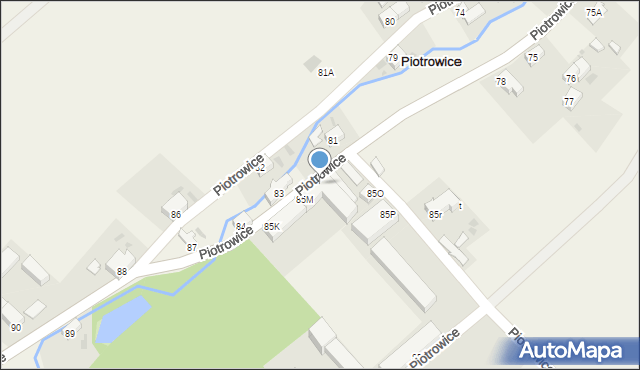 Piotrowice, Piotrowice, 85N, mapa Piotrowice