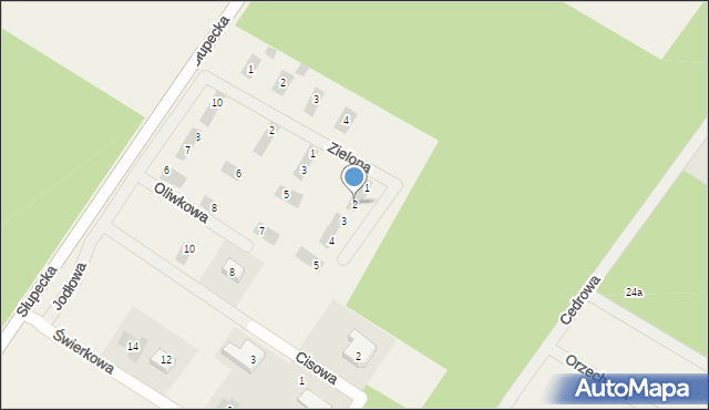 Piotrowice, Pistacjowa, 2, mapa Piotrowice