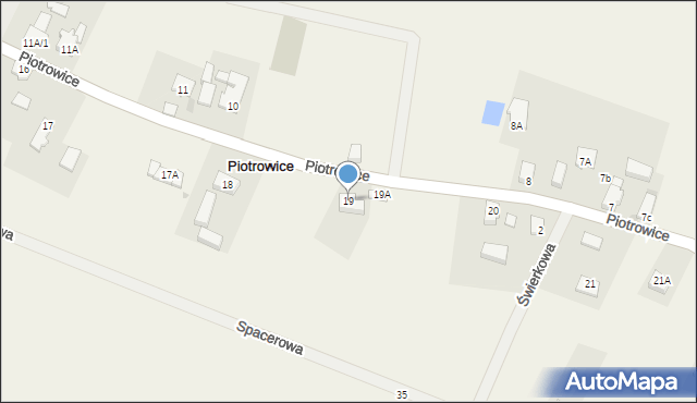 Piotrowice, Piotrowice, 19, mapa Piotrowice