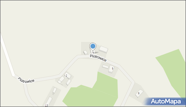 Piotrowice, Piotrowice, 3, mapa Piotrowice