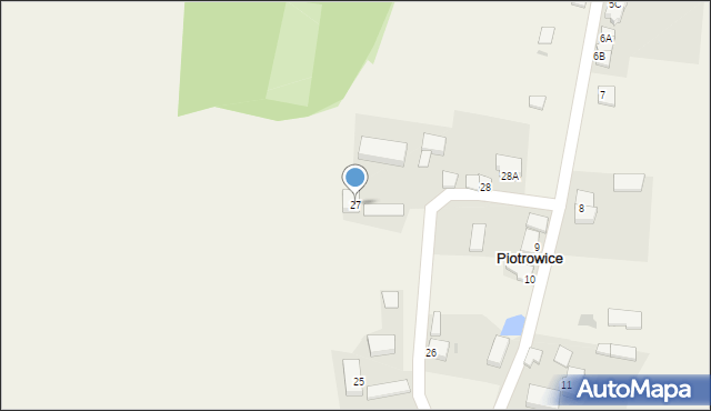 Piotrowice, Piotrowice, 27, mapa Piotrowice