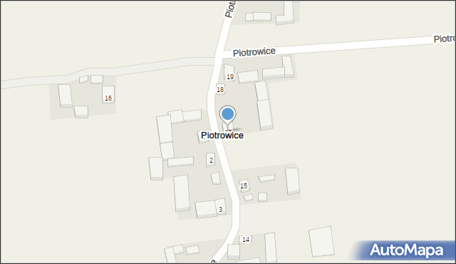 Piotrowice, Piotrowice, 17, mapa Piotrowice