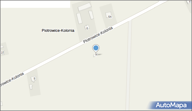 Piotrowice-Kolonia, Piotrowice-Kolonia, 7, mapa Piotrowice-Kolonia