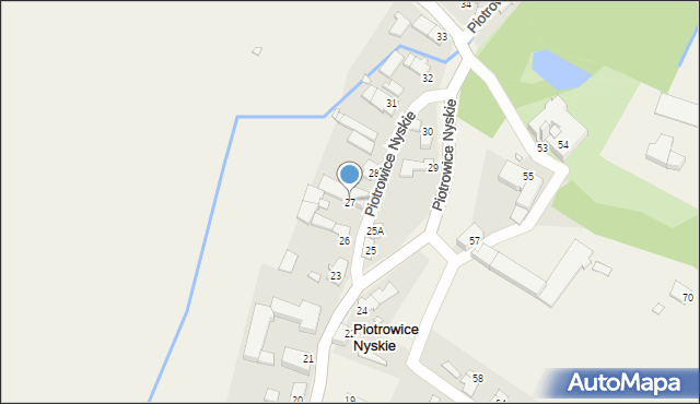 Piotrowice Nyskie, Piotrowice Nyskie, 27, mapa Piotrowice Nyskie