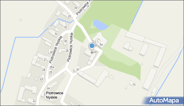 Piotrowice Nyskie, Piotrowice Nyskie, 55, mapa Piotrowice Nyskie