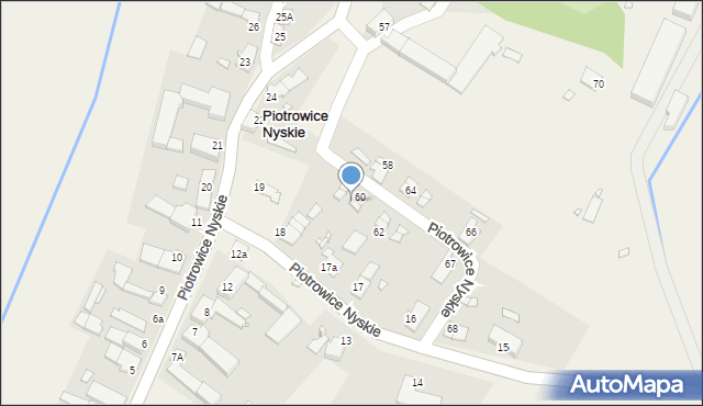 Piotrowice Nyskie, Piotrowice Nyskie, 61, mapa Piotrowice Nyskie