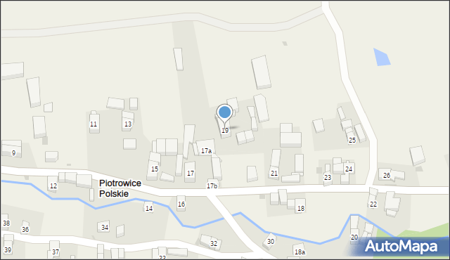 Piotrowice Polskie, Piotrowice Polskie, 19, mapa Piotrowice Polskie