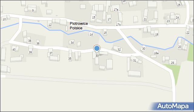 Piotrowice Polskie, Piotrowice Polskie, 33, mapa Piotrowice Polskie