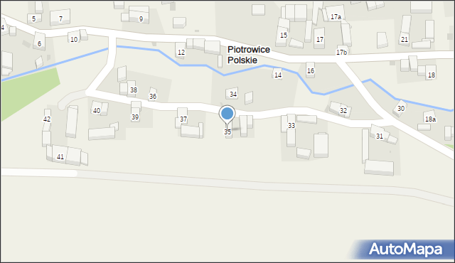 Piotrowice Polskie, Piotrowice Polskie, 35, mapa Piotrowice Polskie