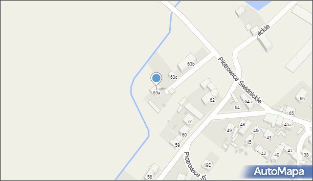 Piotrowice Świdnickie, Piotrowice Świdnickie, 63d, mapa Piotrowice Świdnickie