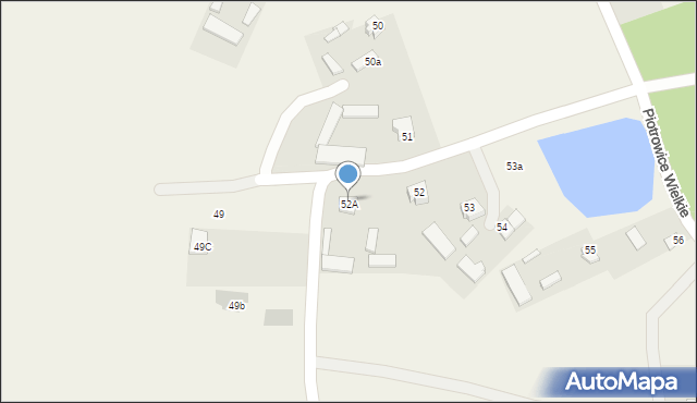 Piotrowice Wielkie, Piotrowice Wielkie, 52, mapa Piotrowice Wielkie