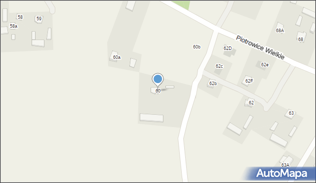 Piotrowice Wielkie, Piotrowice Wielkie, 60, mapa Piotrowice Wielkie