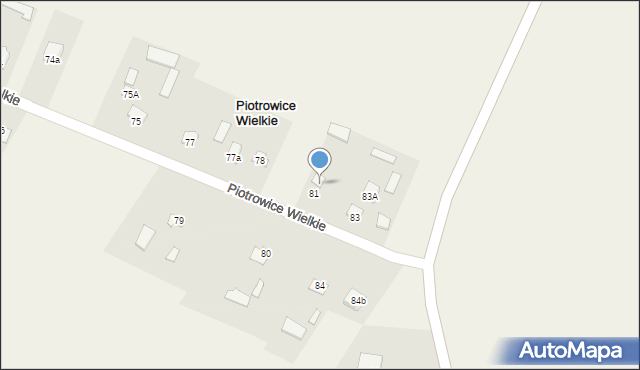 Piotrowice Wielkie, Piotrowice Wielkie, 82, mapa Piotrowice Wielkie