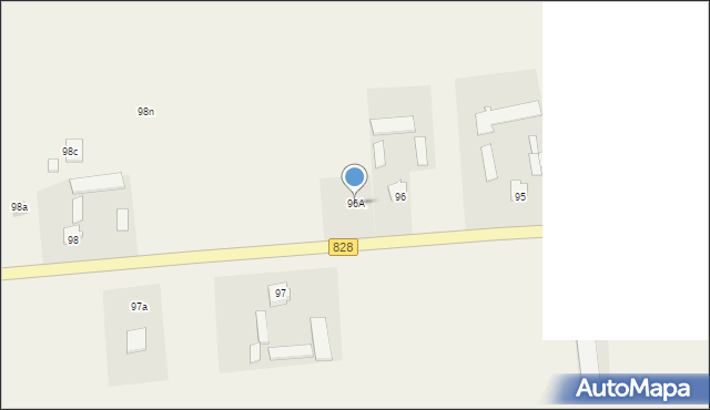 Piotrowice Wielkie, Piotrowice Wielkie, 96A, mapa Piotrowice Wielkie