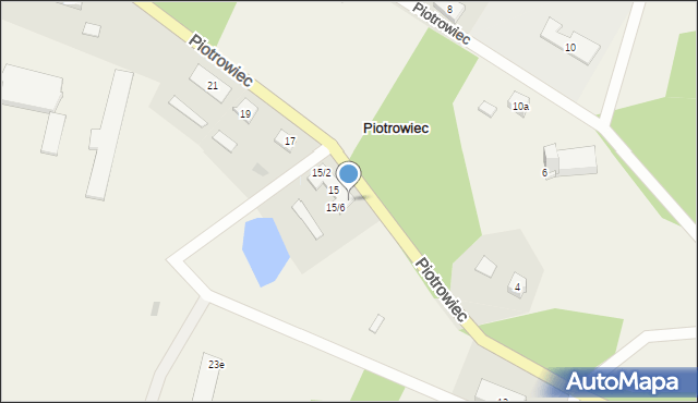 Piotrowiec, Piotrowiec, 15/5, mapa Piotrowiec