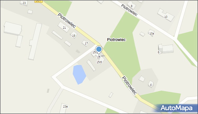 Piotrowiec, Piotrowiec, 15, mapa Piotrowiec