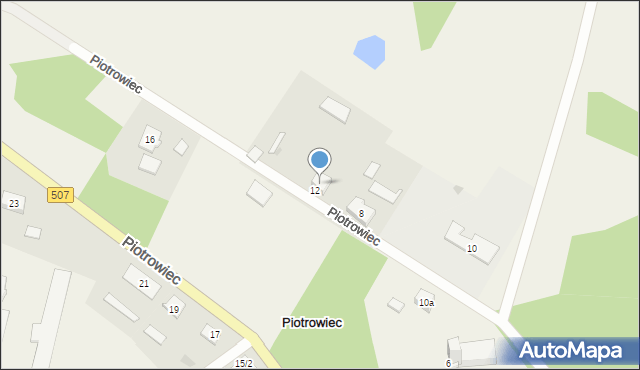 Piotrowiec, Piotrowiec, 7a, mapa Piotrowiec