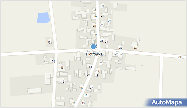 Piotrówka, Piotrówka, 51, mapa Piotrówka