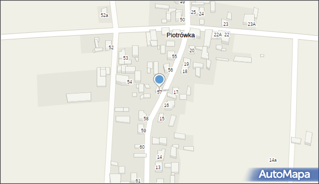 Piotrówka, Piotrówka, 57, mapa Piotrówka