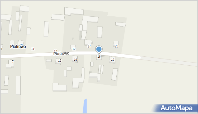 Piotrowo, Piotrowo, 18, mapa Piotrowo