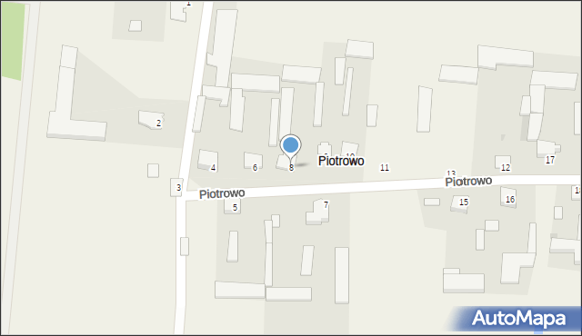 Piotrowo, Piotrowo, 8, mapa Piotrowo