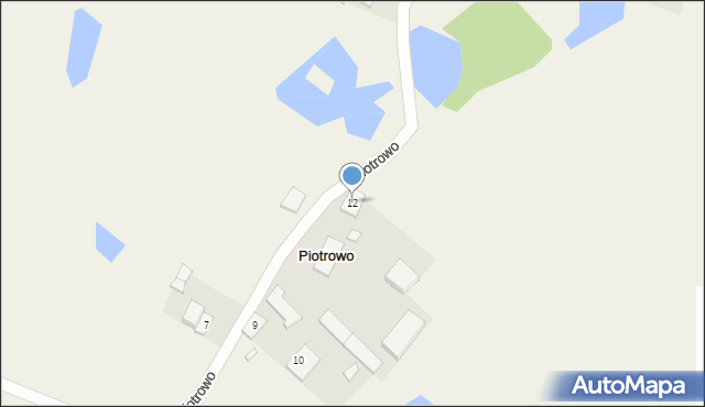 Piotrowo, Piotrowo, 12, mapa Piotrowo