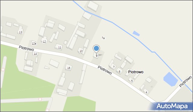 Piotrowo, Piotrowo, 9, mapa Piotrowo