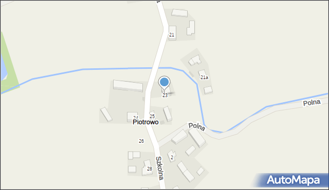 Piotrowo, Piotrowo, 4a, mapa Piotrowo