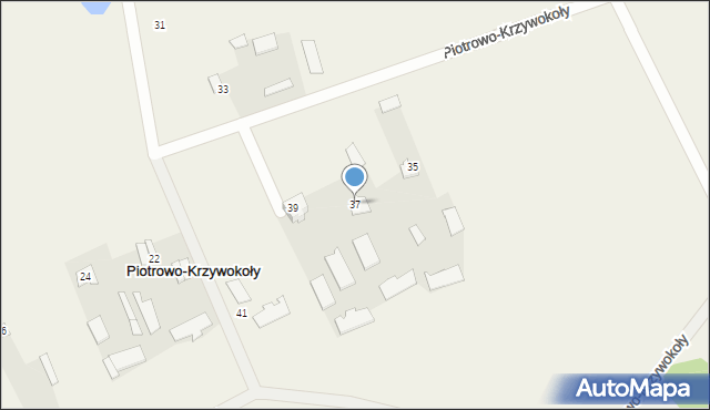 Piotrowo-Krzywokoły, Piotrowo-Krzywokoły, 37, mapa Piotrowo-Krzywokoły