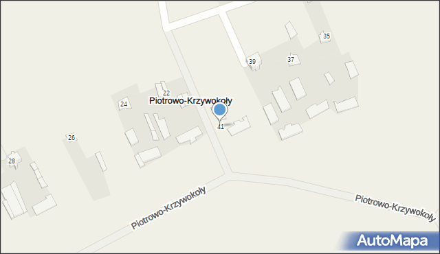 Piotrowo-Krzywokoły, Piotrowo-Krzywokoły, 41, mapa Piotrowo-Krzywokoły